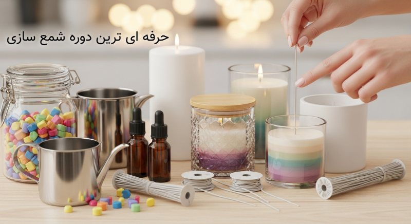 حرفه ای ترین دوره شمع سازی در کرج